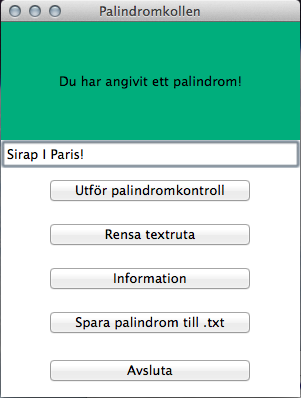 picture of the Tkinter interface