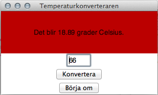 Picture of the Tkinter interface