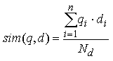 Similarity formula