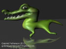 Crocodile render