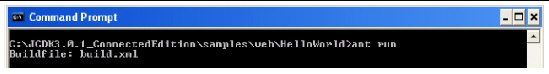 ant run command line example