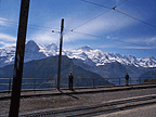 Top station of Schynige Platte cog-wheel train