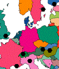 The Web4Groups map of Europe