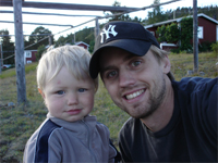 Pontan och Mattias, Midsommar 2005