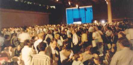 Folkvimmel efter Sci-Fi panelen